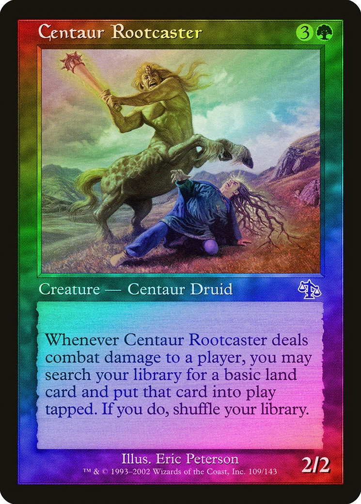 Centaur Rootcaster FOIL Judgment NM Green Common MAGIC GATHERING CARD ABUGames