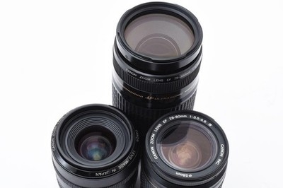 Canon EOS 5D IV DSLR Camera Triple Lens Kit EF 28-80mm 35-70mm 75