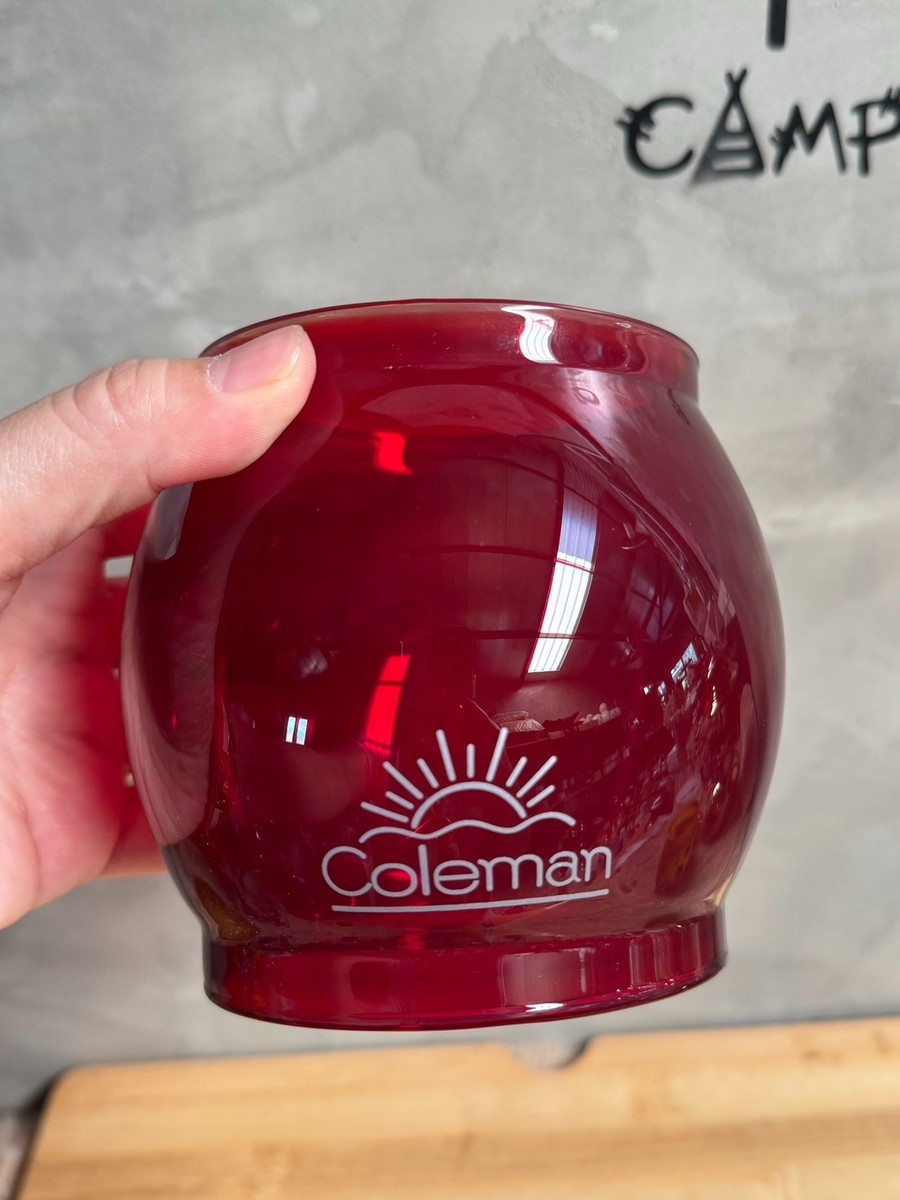 Glass Globe for Coleman 200a 202 242 249 Lantern ruby red color