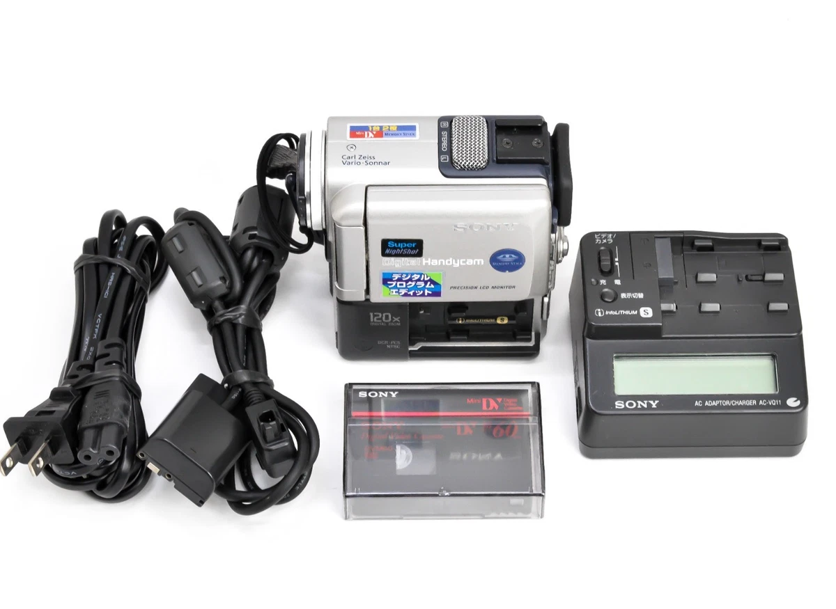 SONY miniDV HANDYCAM DCR-PC120 ② Sony Handycam MiniDV Camcorders 120x Digital Zoom for sale | eBay