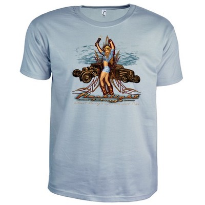 T-Shirt Racing Pin-Up Hot Rod Rockabilly  Drag V8 Vintage Speed Shop *1245