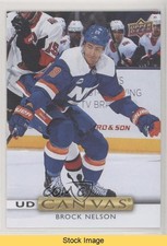 2019-20 Upper Deck UD Canvas Brock Nelson #C42 READ 06wk