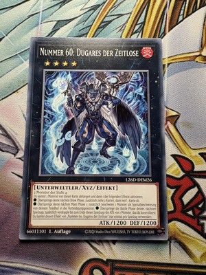 Yugioh! Number 60: Dugares the Timeless Common - L26D-DEM26 1st Edition - German