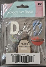 Jolee's boutique -  Dimensional Sticker - Dad with Title -12 pcsPlace Your Order