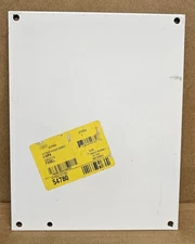 Nvent Hoffman 1pc Panel for Junction Box A10P8 fits 10x8 Box, White, Mild Steel
