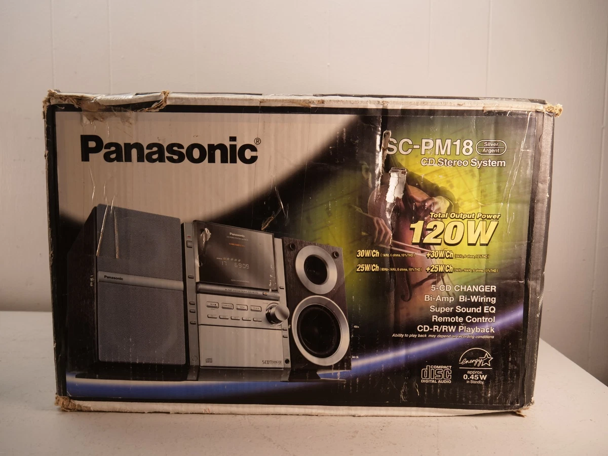 Panasonic Home Audio Compact & Shelf Stereos with CD Changers for