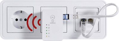 Renkforce RF-AP-N300Mini WLAN Access-Point 300 MBit/s 2.4 GHz netzbetrieben D76