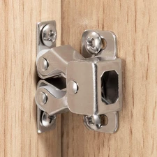 4 PCS Cabinet Latch Double Roller Catch Hardware for Cupboard Closet Cabinet Doo