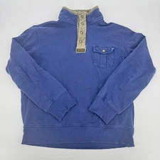 Polo Ralph Lauren XL Blue Mock Neck Pullover Sweatshirt R.L.P.C. Supply Co.