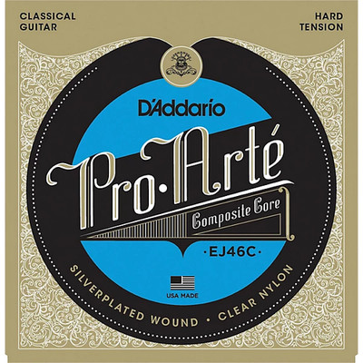 D'Addario EJ46C Pro Arte Classical Strings, Composite Core, Hard Tension