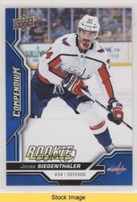 2018-19 Upper Deck Compendium Rookies Blue Jonas Siegenthaler #891 READ c5n