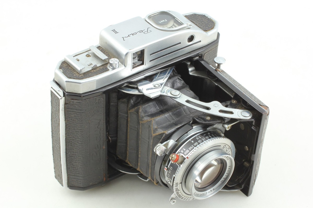 Exc+4] Konica Pearl II 645 Medium Format Camera Hexar 75mm F3.5
