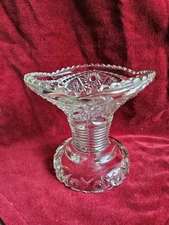 Vintage McKee "Concord" Pressed Glass Punch Bowl Stand