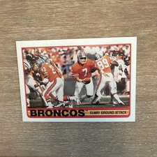 1989 Topps Football JOHN ELWAY Ground Attack Card #238 Denver Broncos Mint