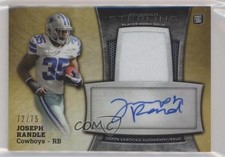 2013 Bowman Sterling Rookie Relics Gold Refractor 72/75 Joseph Randle Auto w3h