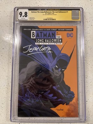 Batman: the Long Halloween-The Last Halloween #1 Story &Signed By  Loeb Cgc 9.8