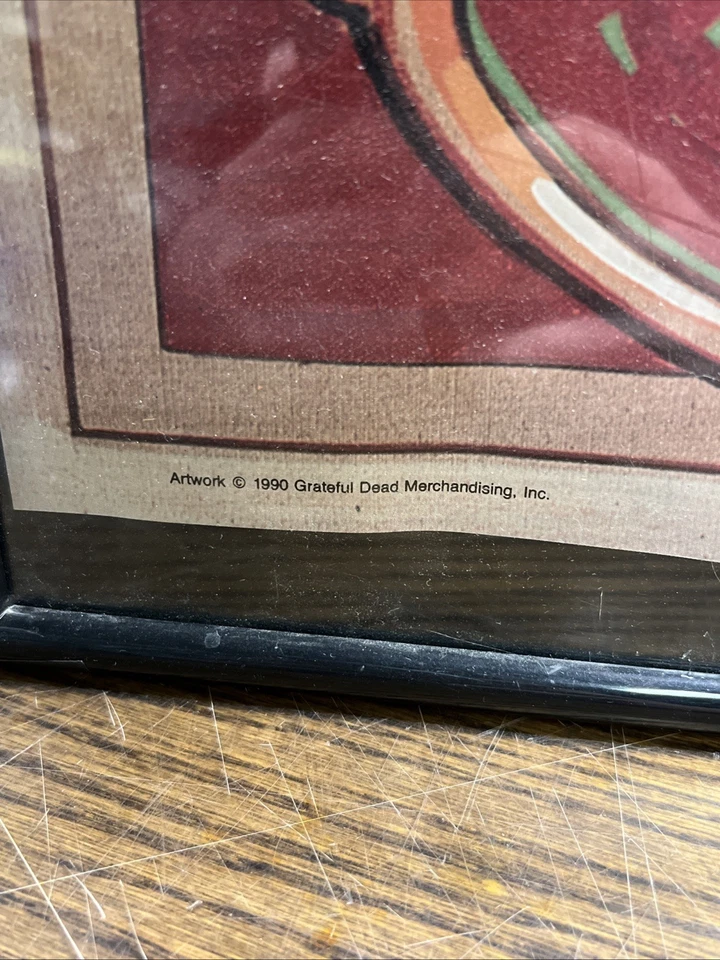 GRATEFUL DEAD Without A Net - Rare promotional poster from 1990 - Good Cond.! - Image 4 of 4