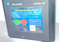 ALLEN BRADLEY 2711-T6C5L1 Ser B. Rev F Panelview 600, Powers Up, Scuffed front