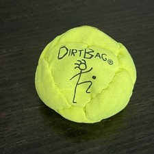 Dirtbag Classic Footbag / Hacky Sack Neon Yellow AUTHENTIC BRAND NEW