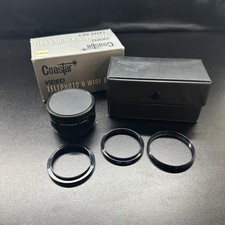 COASTAR Model VTW-3 Video Telephoto Lens Adaptors 4 pc Set