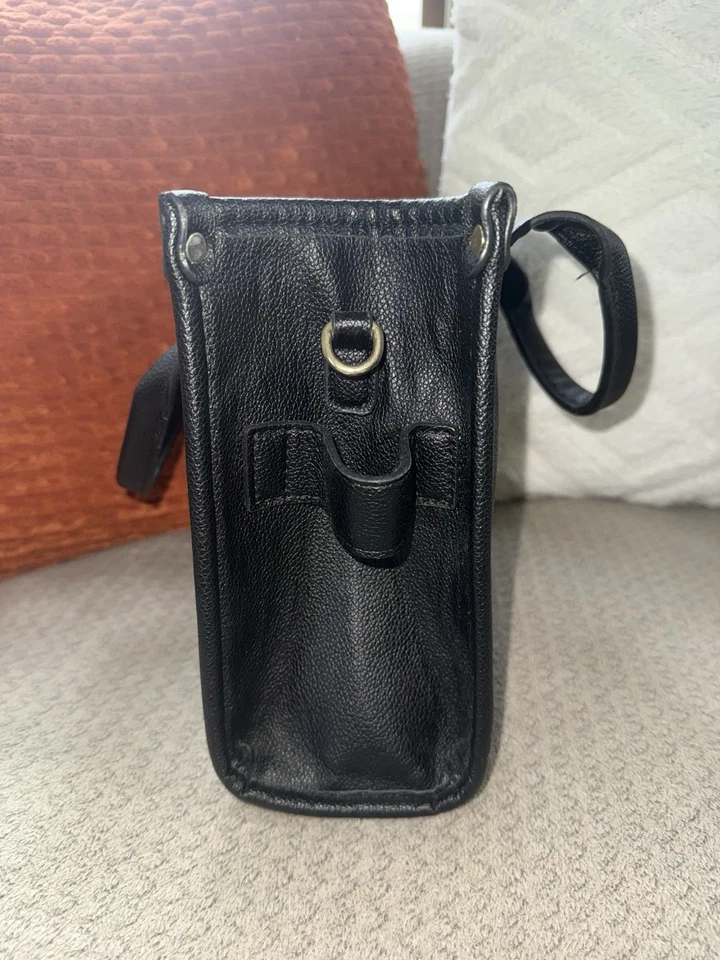 Bolso de Mano Marc by Marc Jacob's the Small Bandolera de Cuero Negro Foto 3 de 4