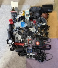 Camera Related Job Lot (Mix of All Sorts) Various Brands Untested