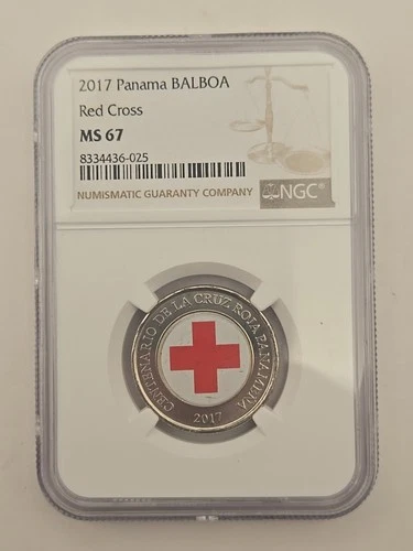 2017 Panama Red Cross Balboa NGC MS 67