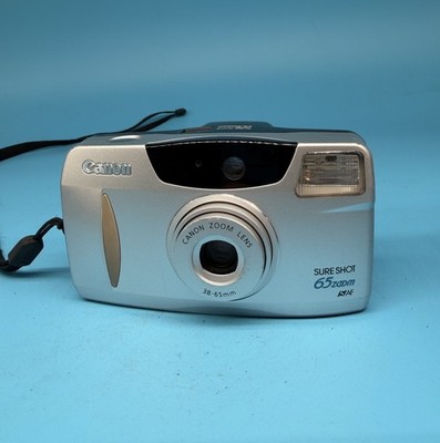 Canon Sure Shot 65 Zoom analoge Kompaktkamera 35 mm, silber - getestet