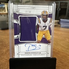 2022 Panini National Treasures Collegiate Derek Stingley Jr True RPA 45/99