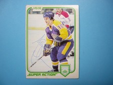 1981/82 O-PEE-CHEE HOCKEY CARD #150 MARCEL DIONNE IA VG NICE AUTO AUTOGRAPH OPC