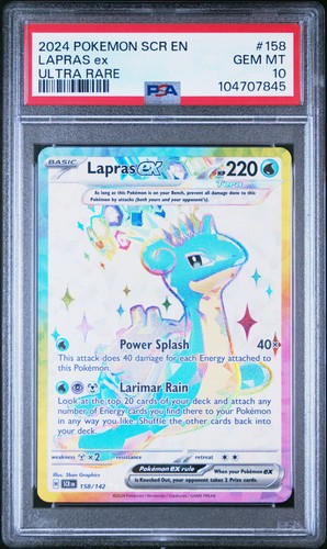 Lapras ex graded PSA 10 for sale on eBay