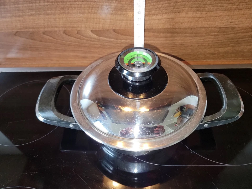 AMC Topf und Schüsselset Deckel mit Visiotherm u. Audiotherm 19 teilig Kochbuch - Bild 2 von 4
