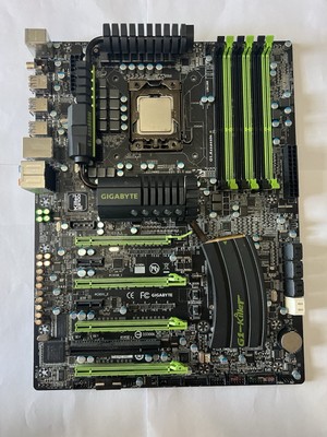 Gigabyte G1.Assassin LGA1366 ATX Motherboard +Core i7-960(Not Working/For Parts)