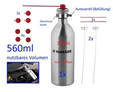 705ml Druckluft Flasche wieder befüllbar meh...