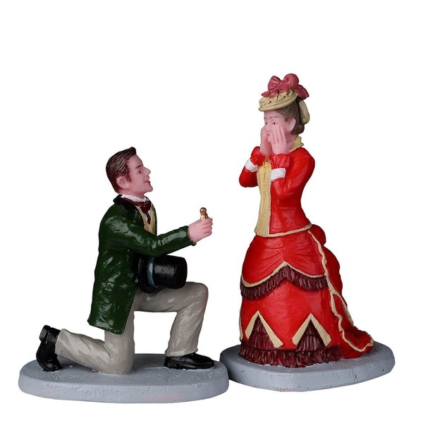 Lemax-22141-153, The Proposal, Set/2, Weihnachtsdorf, Weihnachtsfiguren-image