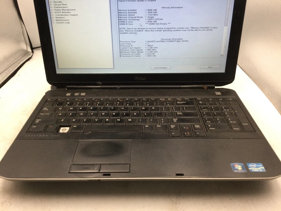 DELL LATITUDE E5530 - BOOTS TO BIOS - LOT OF 2 - INTEL I5 - 4GB RAM - 15" - BB - Image 3 of 4