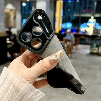Handy Hülle für iPhone 17 16 15 Pro Max 14 13 12 11 Leder Schutzhülle Slim Case