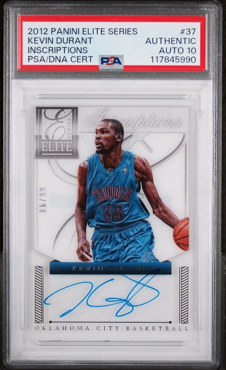 Panini Kevin Durant Basketball Autographed Sports Trading Cards