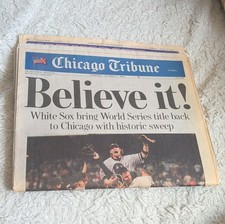 Chicago Tribune October 27, 2005 White Sox World Series Historic Sweep Newspaper