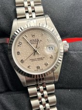 Rolex Ladies Datejust 69174 Blue Dial , Jubilee Box & Papers (1350)