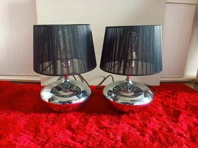 2 Lampes de chevet chromées Design Zijlstra - Photo 1/4