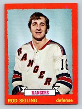1973-74 Topps #9 Rod Seiling New York Rangers - NM