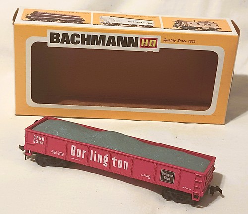 Tren Bachmann 0941 42' escala HO de colección góndola de acero Burlington CB&Q E3141 rojo | Zustand: New: Other (See Details)