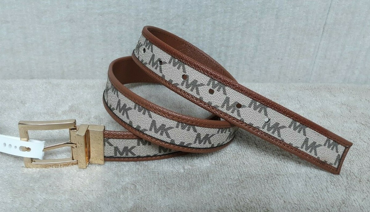 Michael Kors Belt M Amazon.com: Michael Kors Signature Logo Belt with Reversible  main image 2