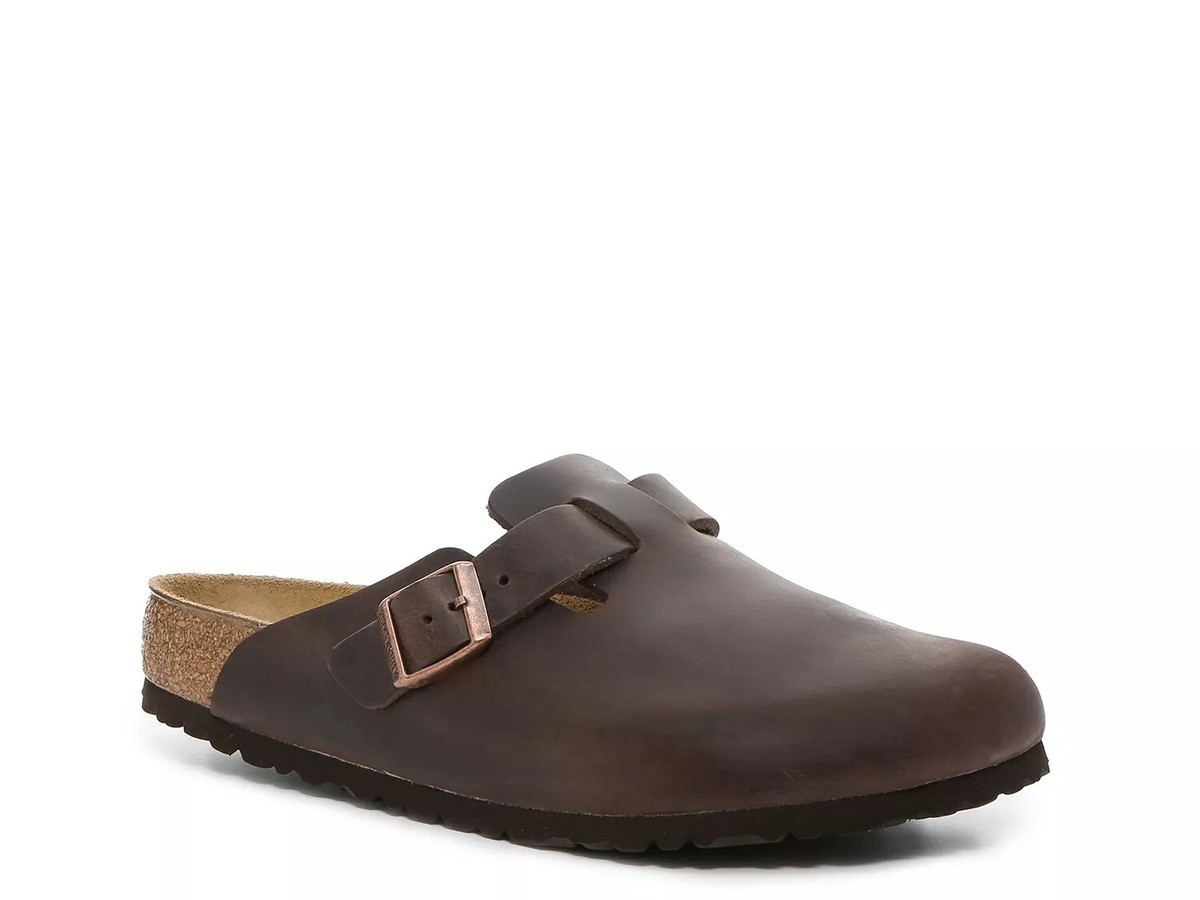 Birkenstock Boston Clog - Habana Oiled Leather, Size 43 for