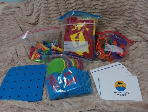 Foam Puzzle Boards With Activity Cards-Pre K My Father's World Lot RARE