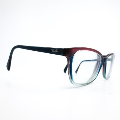 Ray-Ban RB 5362 5834 Blue Pink Gradient Cat Eye Eyeglasses Frames 54-17-140 Case RAY BAN RB 5362 5834 54/17/140 BLUE PINK FLEX HINGE  main image 4