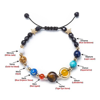 Solar System Bracelet Universe Galaxy The Eight Planet Guardian Star Bracelets Ebay