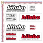 Twin tube stickers sticker motorcycle sponsor shock absorbers print pvc 12 pcs.