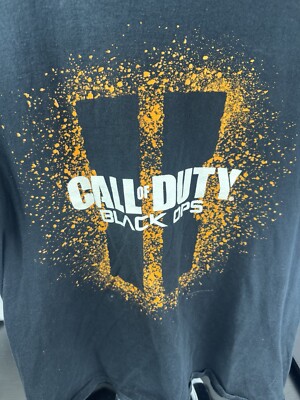 2012 call of duty black ops 2 mens black t-shirt Small